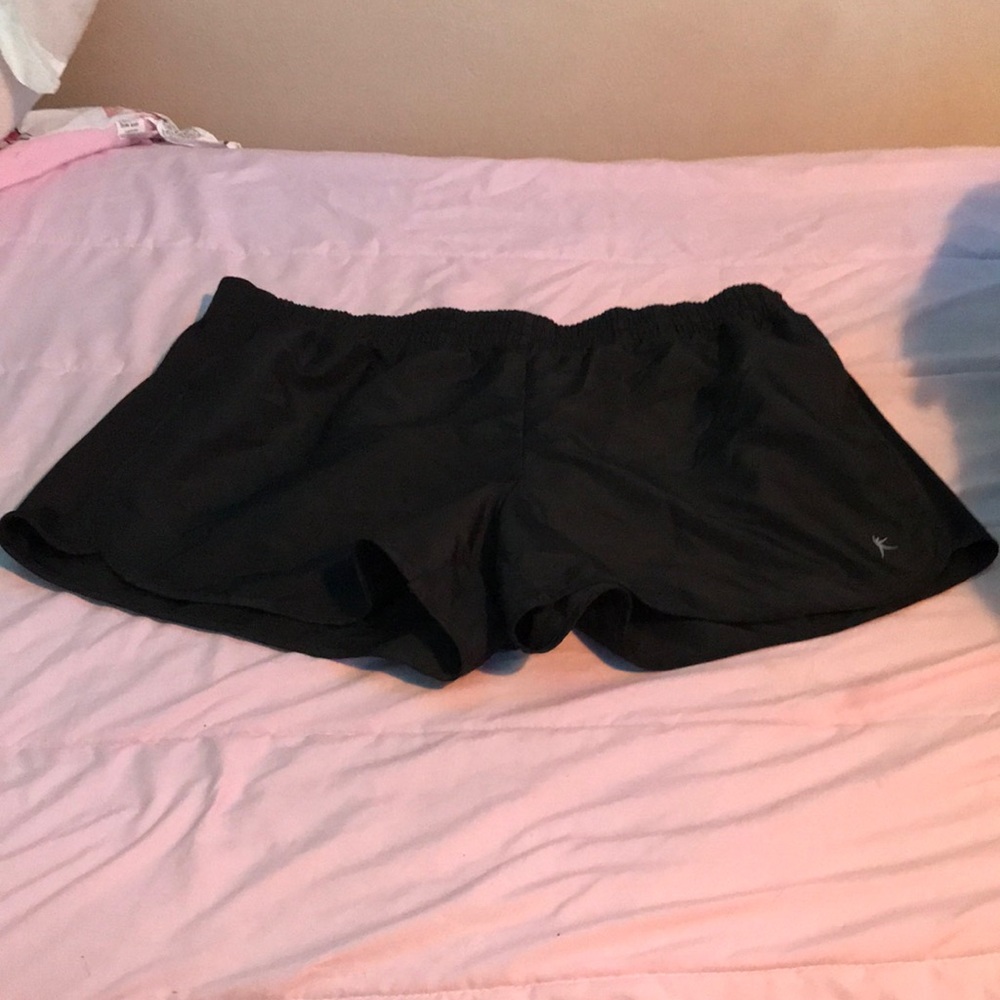 Danskin Now 2XL black drawstring shorts